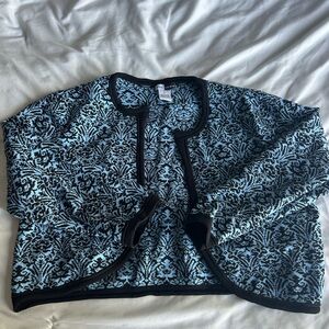 Black and Blue Patterned Jacket